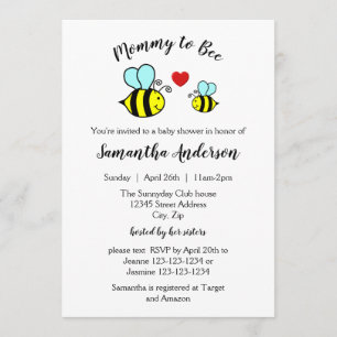 Mummy to Bee - Baby Shower Invitation