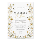 Mummy to Bee Baby Shower Invitation Honey Flower