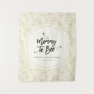 Mummy To Bee Baby Shower Tapestry