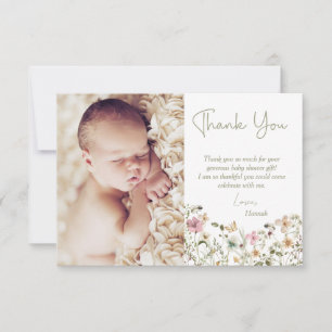 Mummy to Bee Baby Shower  Thank You Card