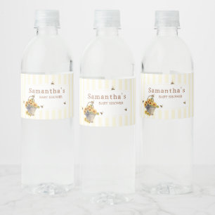 Mummy to Bee Baby Shower Water Bottle Label