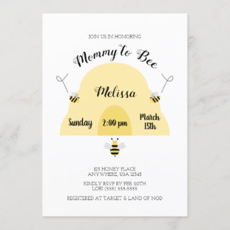 Mummy to Bee | Beehive Baby Shower Invitation