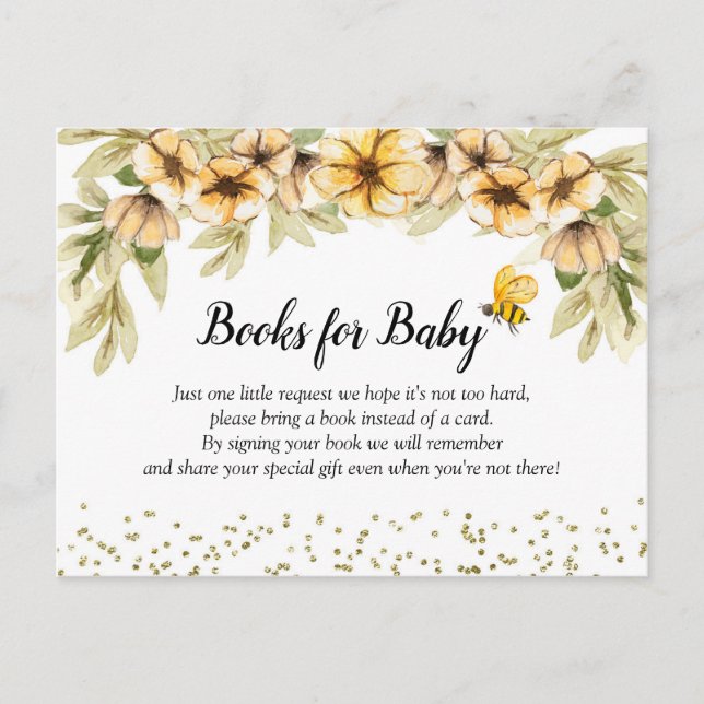 Mummy to Bee Books for Baby Card (Front)
