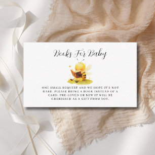 Mummy To Bee Books For Baby Shower  Enclosure Card