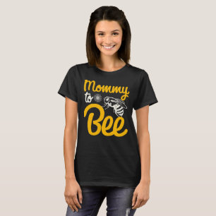 Mummy To Bee Flower  T-Shirt