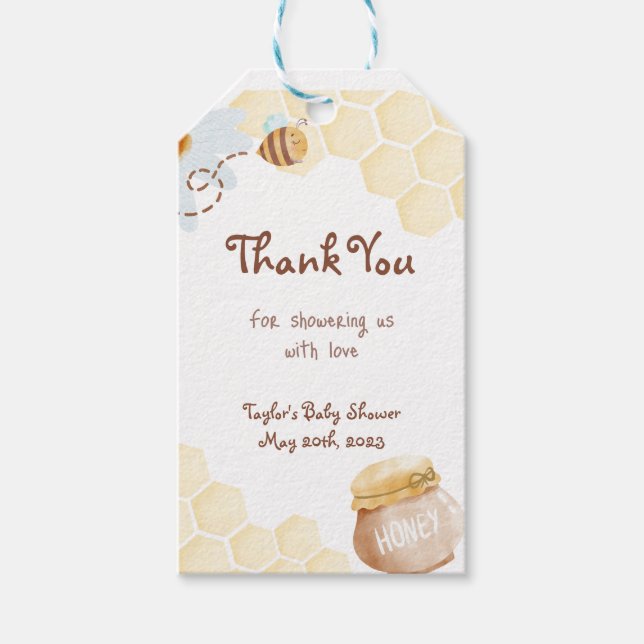 Mummy to Bee Gift Favour Tags (Front)