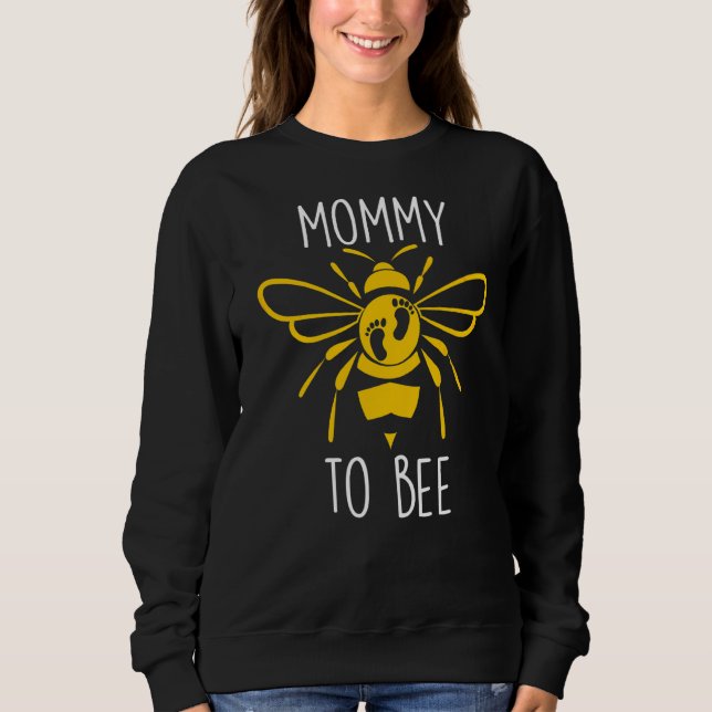 Mummy To Bee Insect Flying Large Group Bee Sweatshirt (Front)