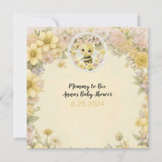 Mummy to Bee Invitation