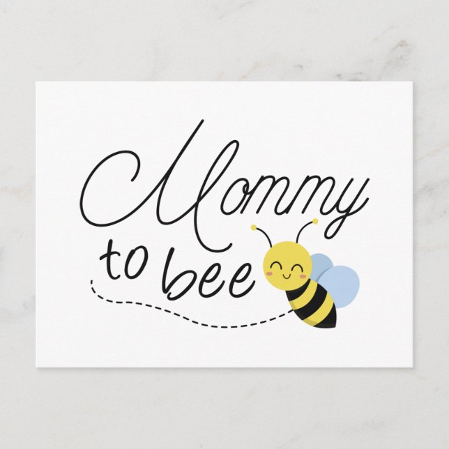 Mummy To Bee Postcard (Front)