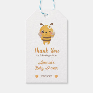 Mummy To Bee Theme Baby Shower Thank You Gift Tags