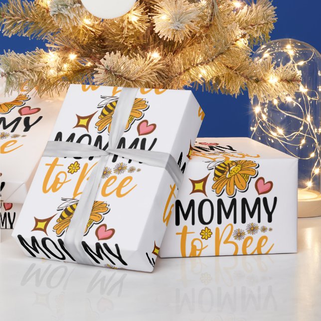 Mummy to Bee Wrapping Paper (Holidays)