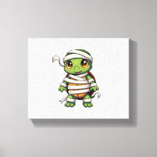 Mummy Turtle Canvas Print