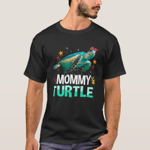 Mummy Turtle Family Matching Turtles Lover Mothers T-Shirt