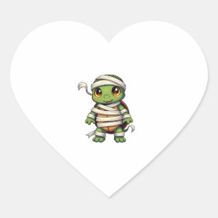 Mummy Turtle Heart Sticker