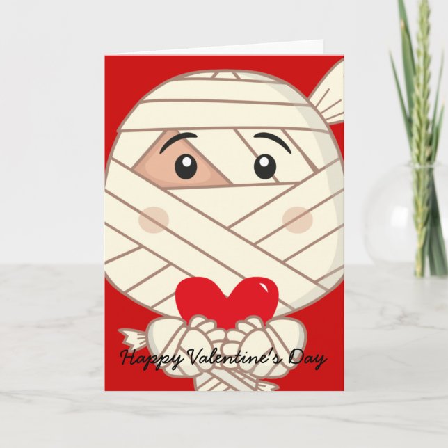 Mummy valentine Card (Front)