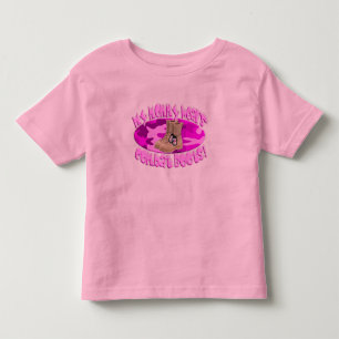 Mummy Wears Combat Boots (pink) Toddler T-Shirt