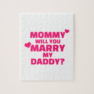 Mummy will you marry my daddy jigsaw puzzle