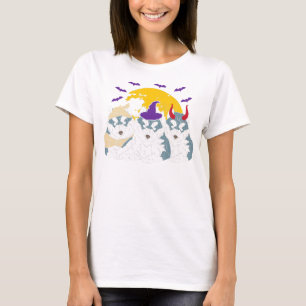 Mummy witch siberian husky dog halloween gift T-Shirt