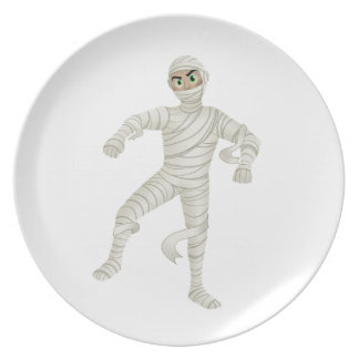 Mummy with Green Eyes Plate