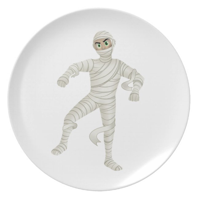 Mummy with Green Eyes Plate (Front)