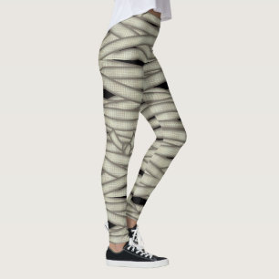 Mummy Wrap Bandages Halloween ID685 Leggings