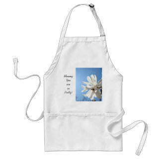 Mummy you are so Pretty! aprons Moms Mother Floral