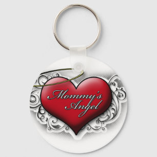 Mummy's Angel Key Ring