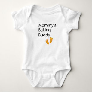 Mummy's Baking Buddy Baking mum, baking baby Bodysuit