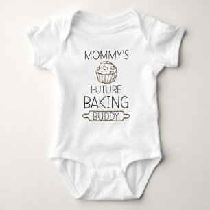 Mummy's Baking Buddy - Cooking Buddy Baby Bodysuit