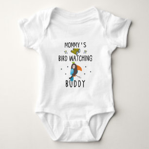 Mummy's Birdwatching Buddy Ornithologist       Baby Bodysuit