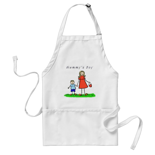 Mummy's Boy Apron (Blond) (Front)