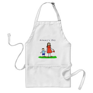 Mummy's Boy Apron (Brunette)