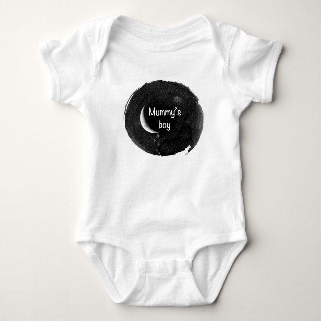 ''MUMMY'S BOY'' BABY BODYSUIT (Front)