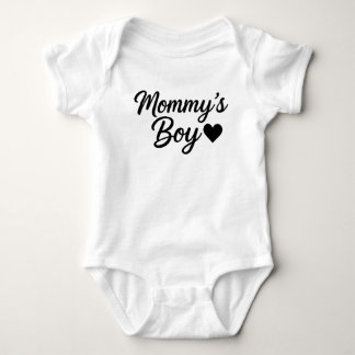 Mummy's Boy Baby Bodysuit - Adorable Infant
