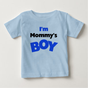 Mummy's Boy Baby T-Shirt