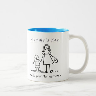 Mummy's Boy - Mother & Son Custom Gift Mug
