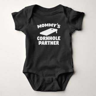Mummy's Cornhole Partner Baby Bodysuit