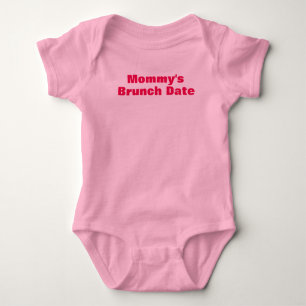 Mummy's Date Baby Jersey Bodysuit