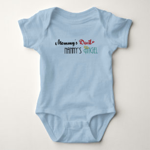 Mummy's Devil, Nanny's Angel Baby Bodysuit