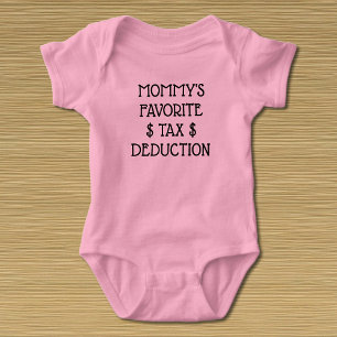Mummy's Favourite Tax Deduction T-Shirt Baby Bodysuit