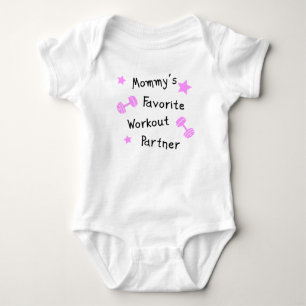 Mummy's Favourite Workout Partner Baby Bodysuit