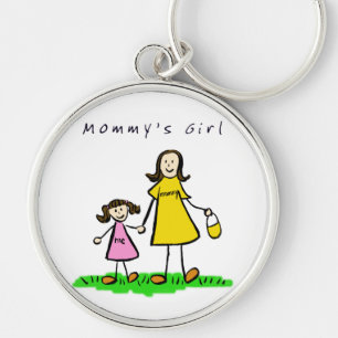 Mummy's Girl Keychain (Brunette)