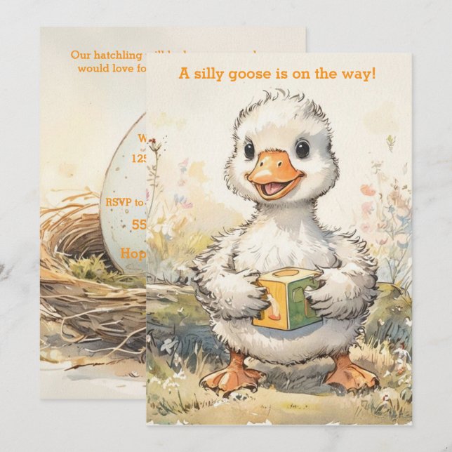 Mummy's Goose Bump Digital Download Invite (Front/Back)