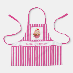 Mummy's helper cupcake baking kids apron