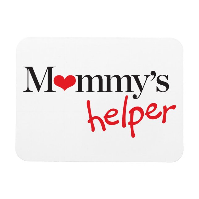 Mummy's Helper Magnet (Horizontal)