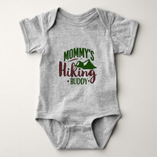 Mummy's Hiking Buddy Baby Bodysuit