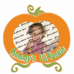 Mummy's Lil Punkin/ Photo Standing Photo Sculpture