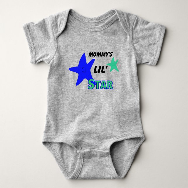 Mummy's Lil' Star Bodysuit (Front)