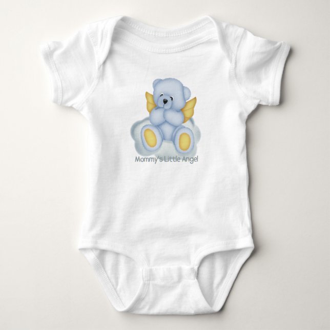 Mummy's Little Angel (blue) Infant Creeper (Front)