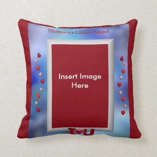 Mummy's Little Angel Throw Pillow